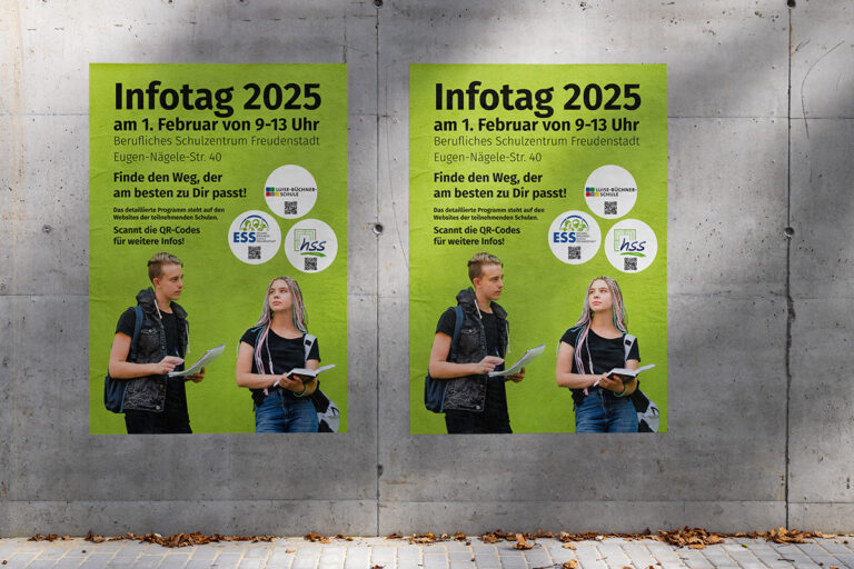 Plakat mit den Daten zum Infotag 2025